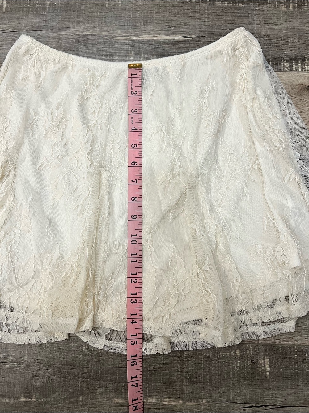 wild fable Ivory Lace Circle Skirt Sz small NWT - Picture 5 of 7